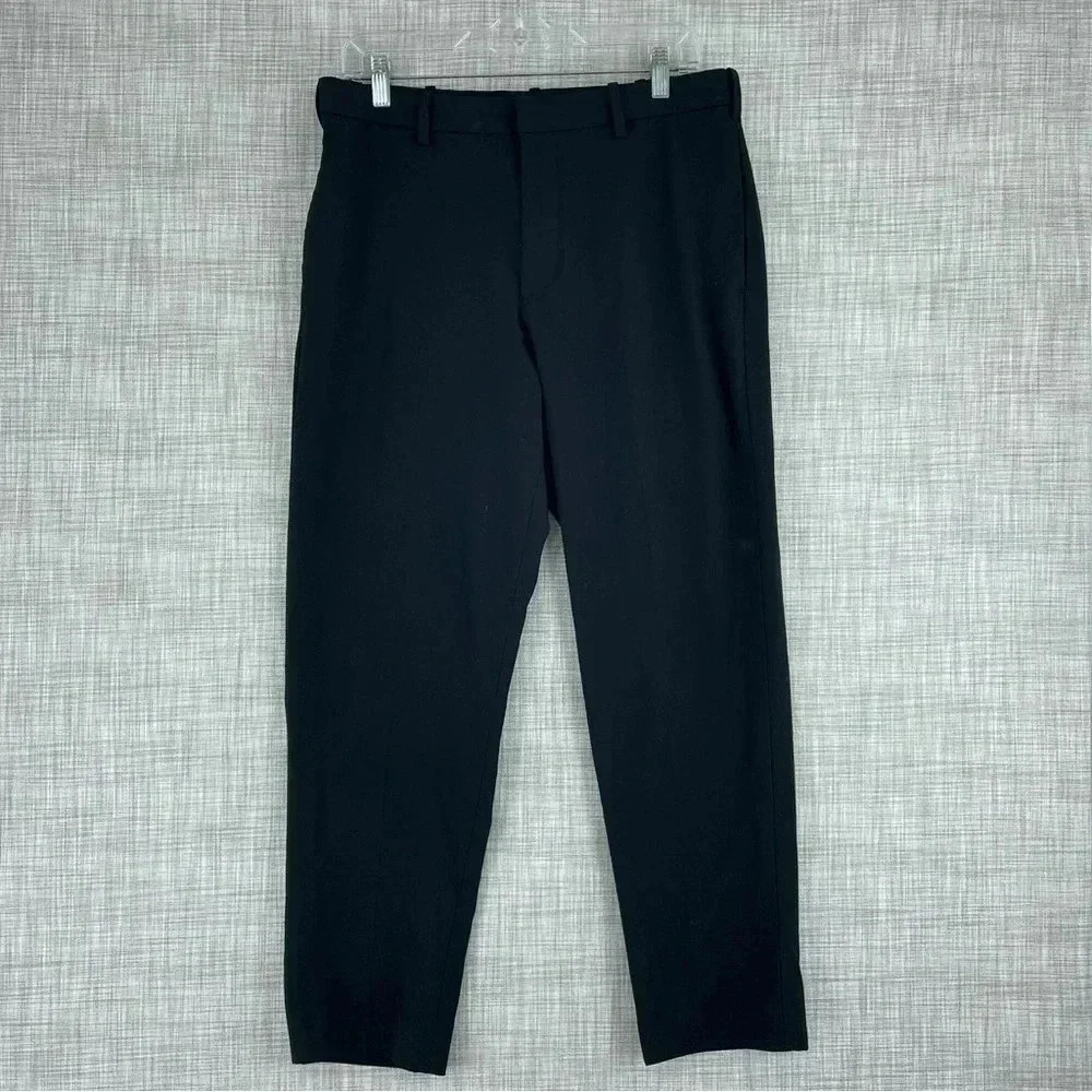 Uniqlo Womens size 14 pants No size tag black 3071